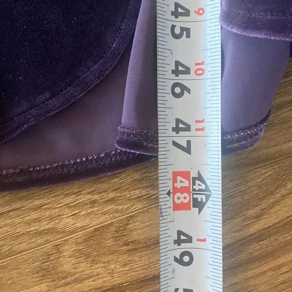 Vintage NWT Talbots Dress Large Purple Velvet Maxi Holiday Christmas Party Event - Picture 10 of 10